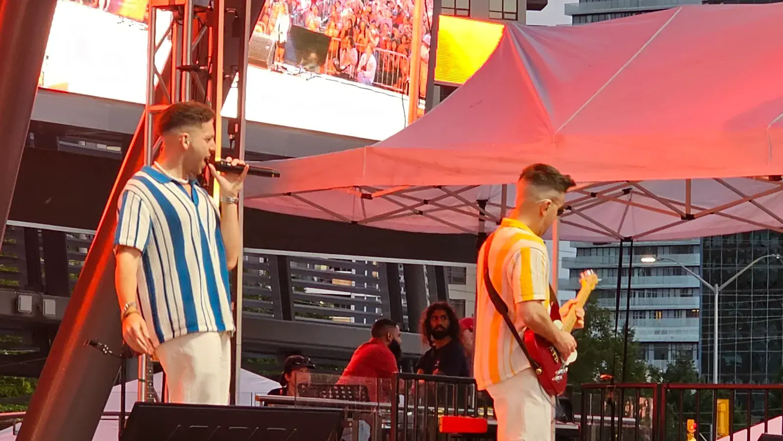Crash Adams performing on Canada Day