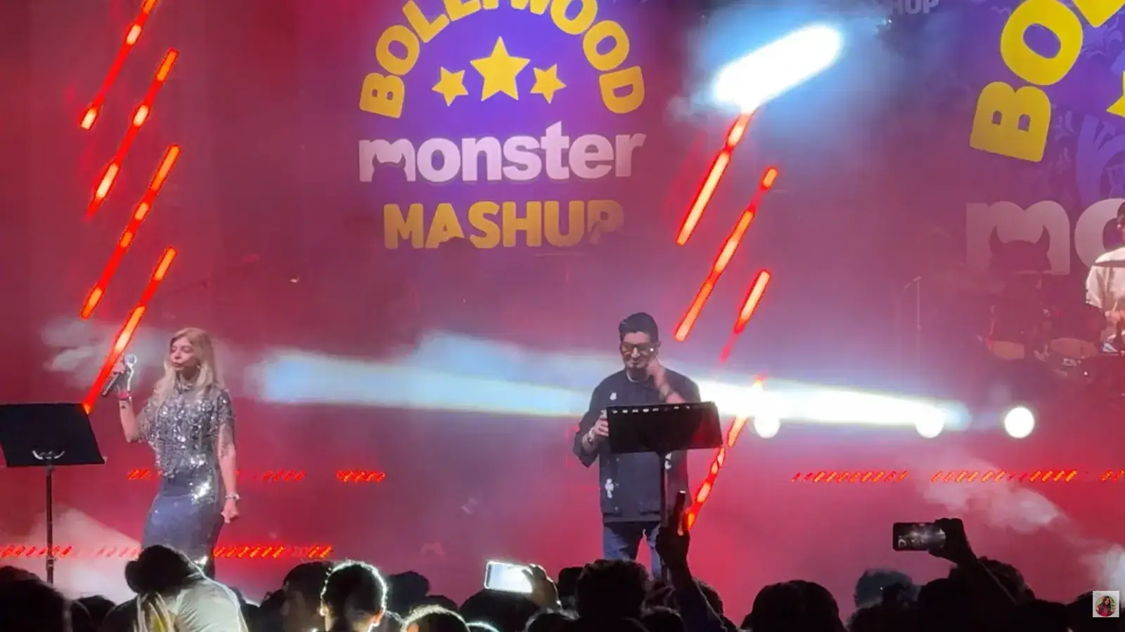 Neeraj Shridhar performing at Bollywood Monster Mashup
